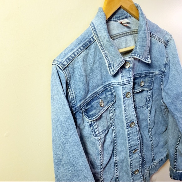 Merona Jean Jacket - Distressed - L - Picture 5 of 7